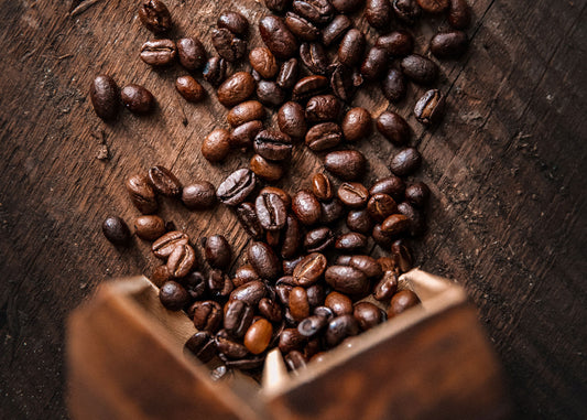 Oily Coffee beans